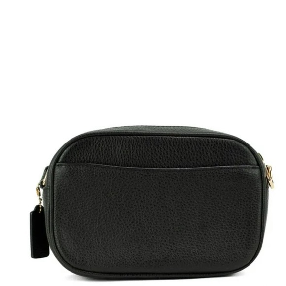 Coach Black Pebbled Leather Mini Shoulder Bag - Picture 4 of 6